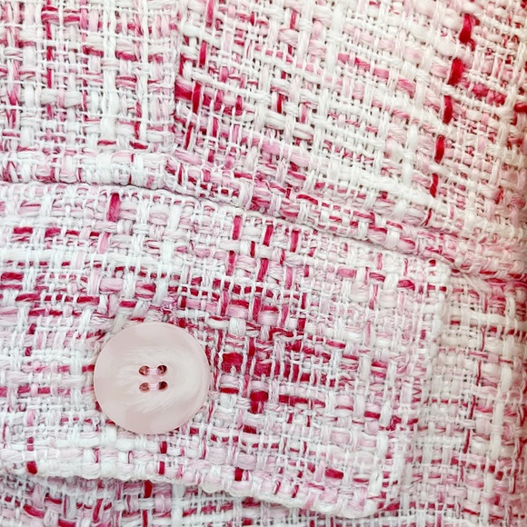 Pink crosshatch Reitmans coat - Picture 5 of 8